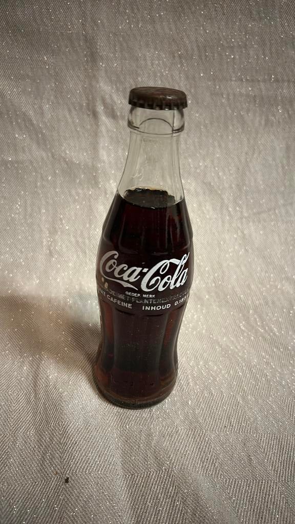 Vintage glazen flesje Coca- Cola 0,185 liter, Ophalen of Verzenden, Zo goed als nieuw