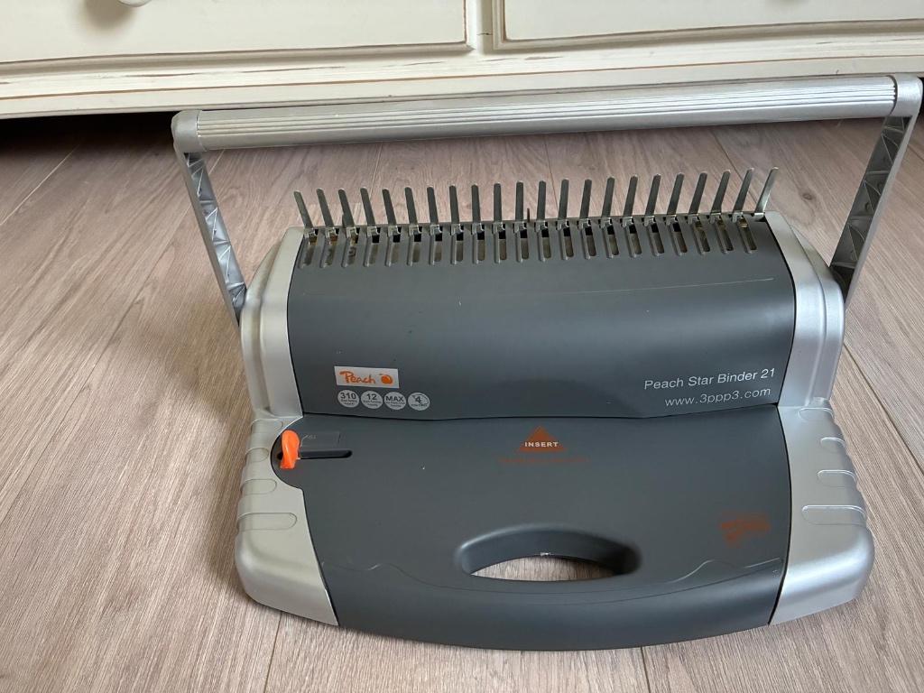 Inbindmachine Peach Star Binder 21, Diversen, Ophalen of Verzenden, Zo goed als nieuw