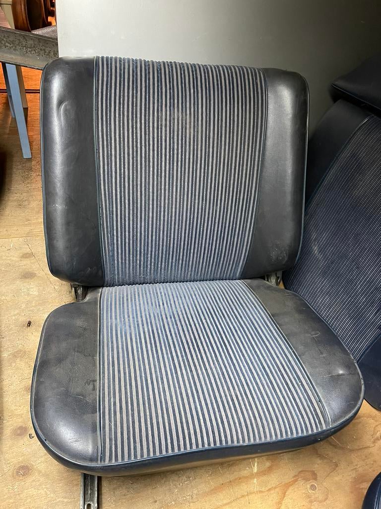 BMW 02 2002 E10 E6 linker voorstoel blauw stof, Auto-onderdelen, Interieur en Bekleding, Ophalen, Gebruikt, BMW