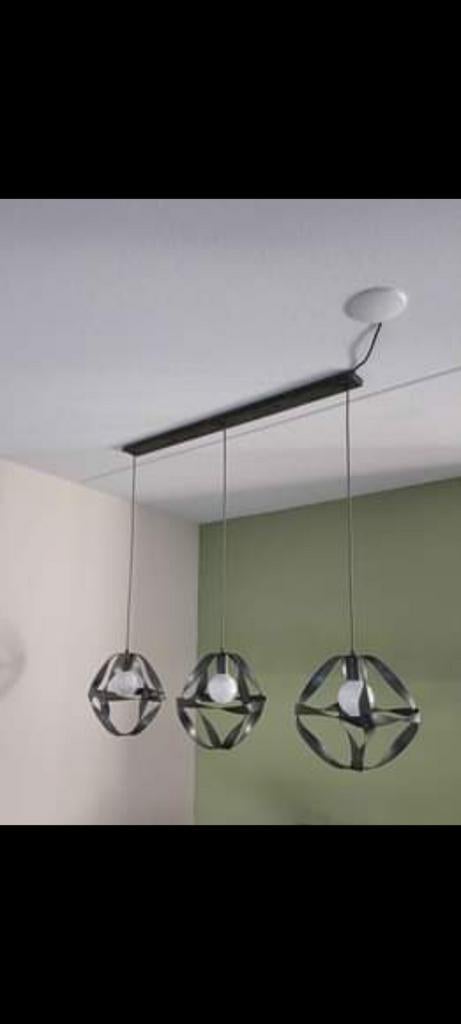 Tafel hanglamp, Ophalen, Zo goed als nieuw, Metaal