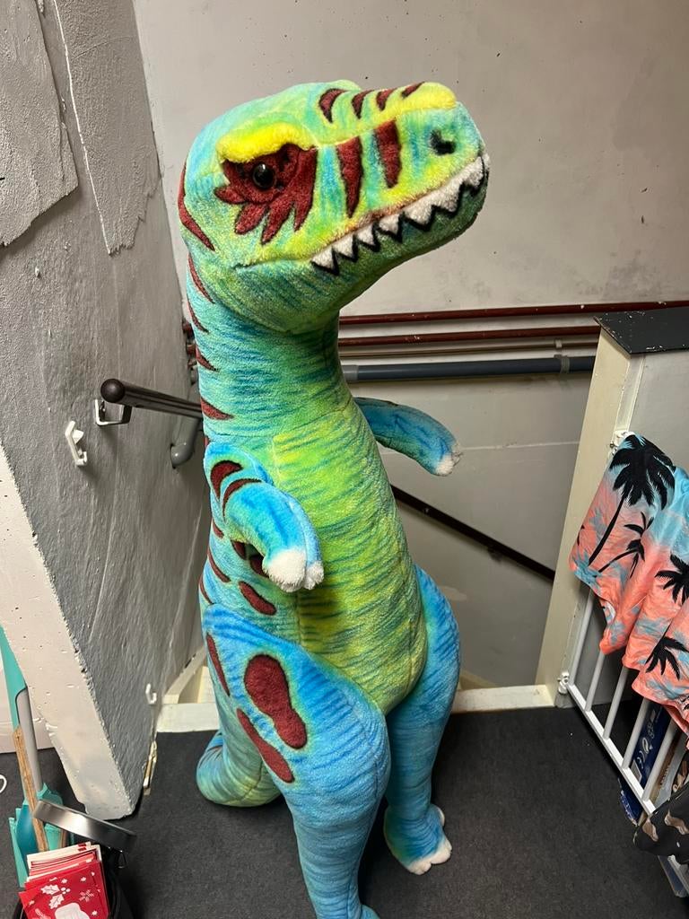 Grote staande dino knuffel, Ophalen of Verzenden, Zo goed als nieuw