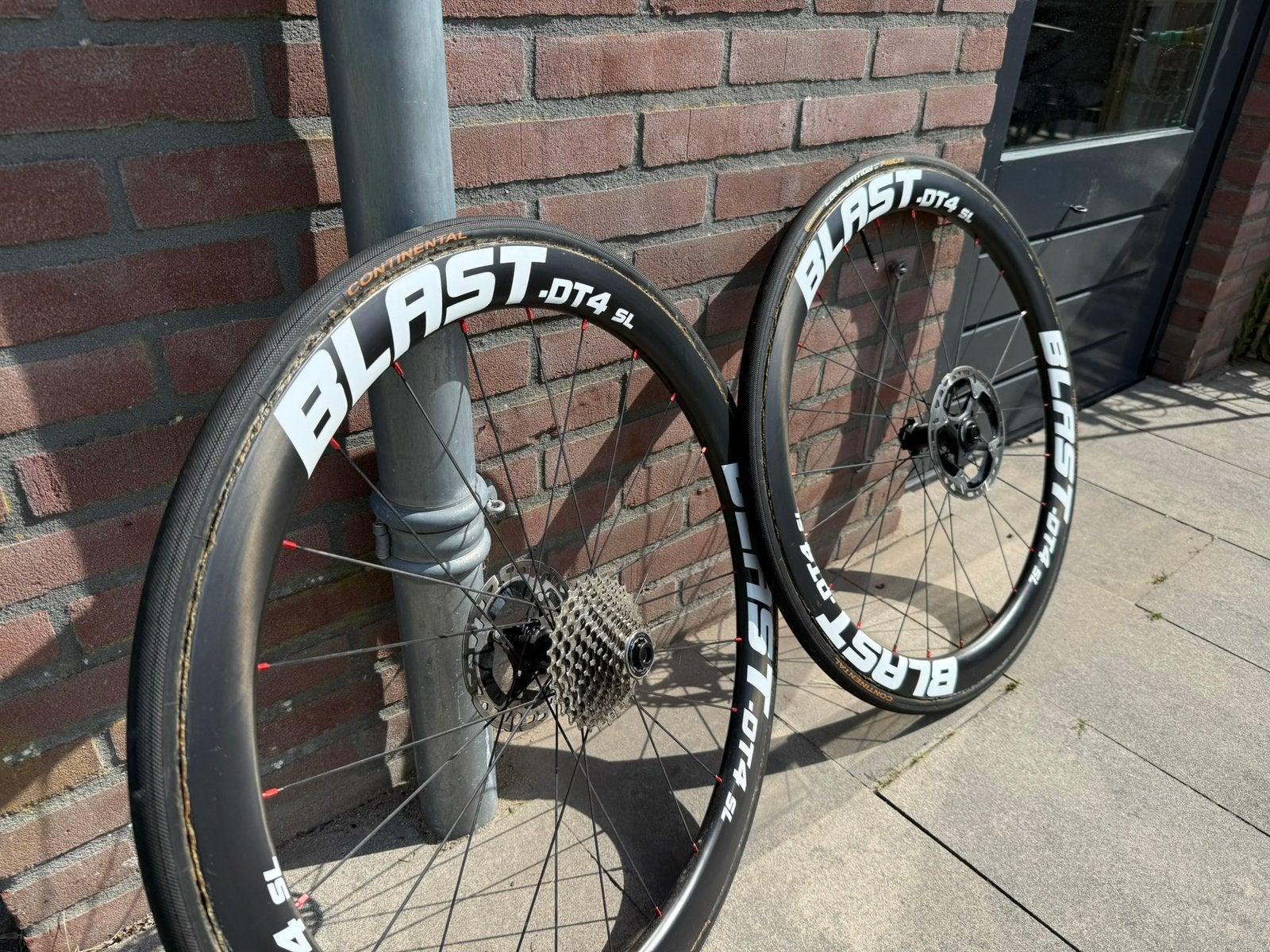 Carbon wielen wielrennen, Fietsen en Brommers, Fietsonderdelen, Wiel, Ophalen of Verzenden, Zo goed als nieuw, Racefiets