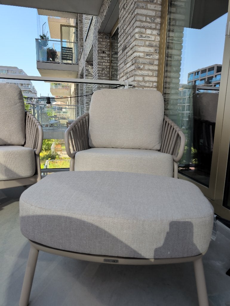 4 Seasons Outdoor hocker puglia latte, Ophalen, Zo goed als nieuw