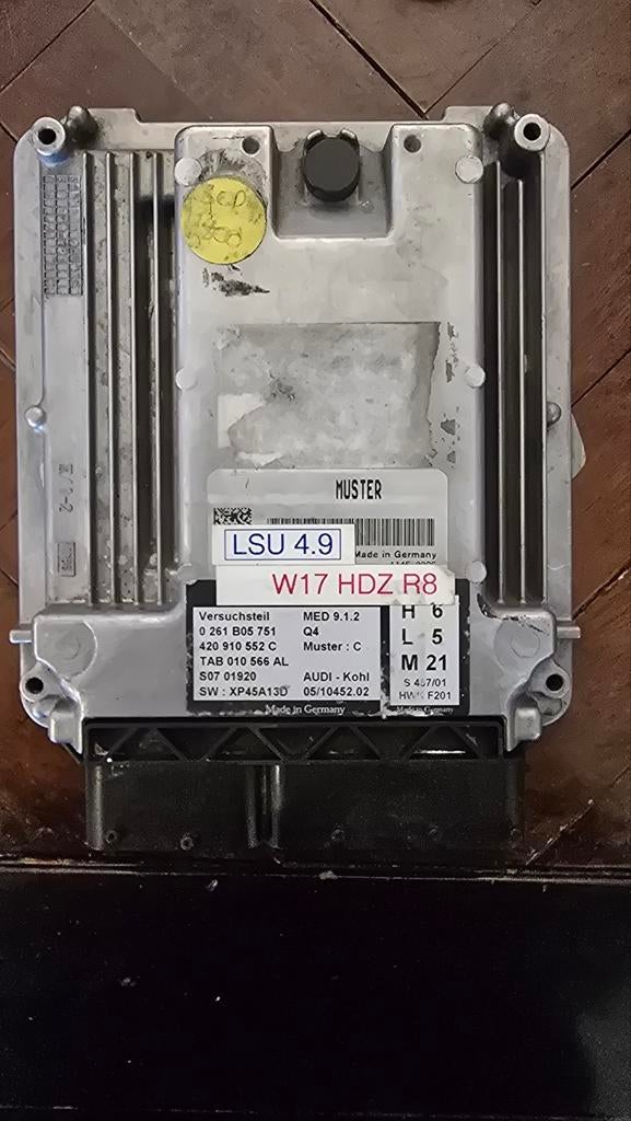 Audi R8 v10 ECU Motorcomputer 0261B05751 audi 420910552C, Ophalen of Verzenden, Gebruikt, Audi