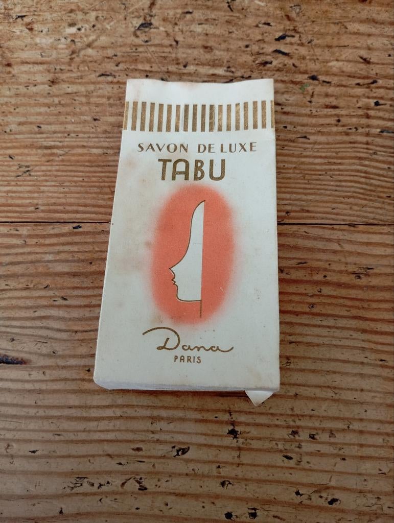 Vintage Tabu Savon de Luxe Dana Paris zeepje, Ophalen of Verzenden