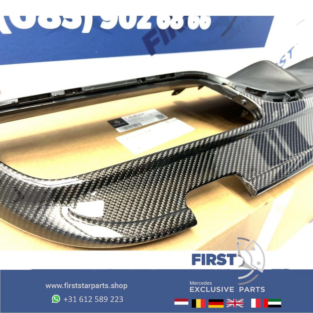 A2058857538 / A2058854005 W205 C63 S AMG CARBON DIFFUSER ACH, Gebruikt, -, Ophalen of Verzenden, -