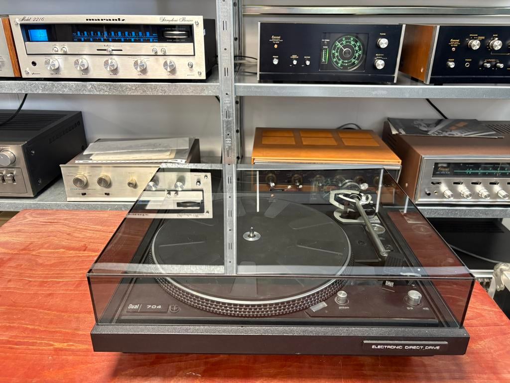 Dual CS 704 Platenspeler incl garantie, Ophalen, Automatisch, Zo goed als nieuw, Platenspeler