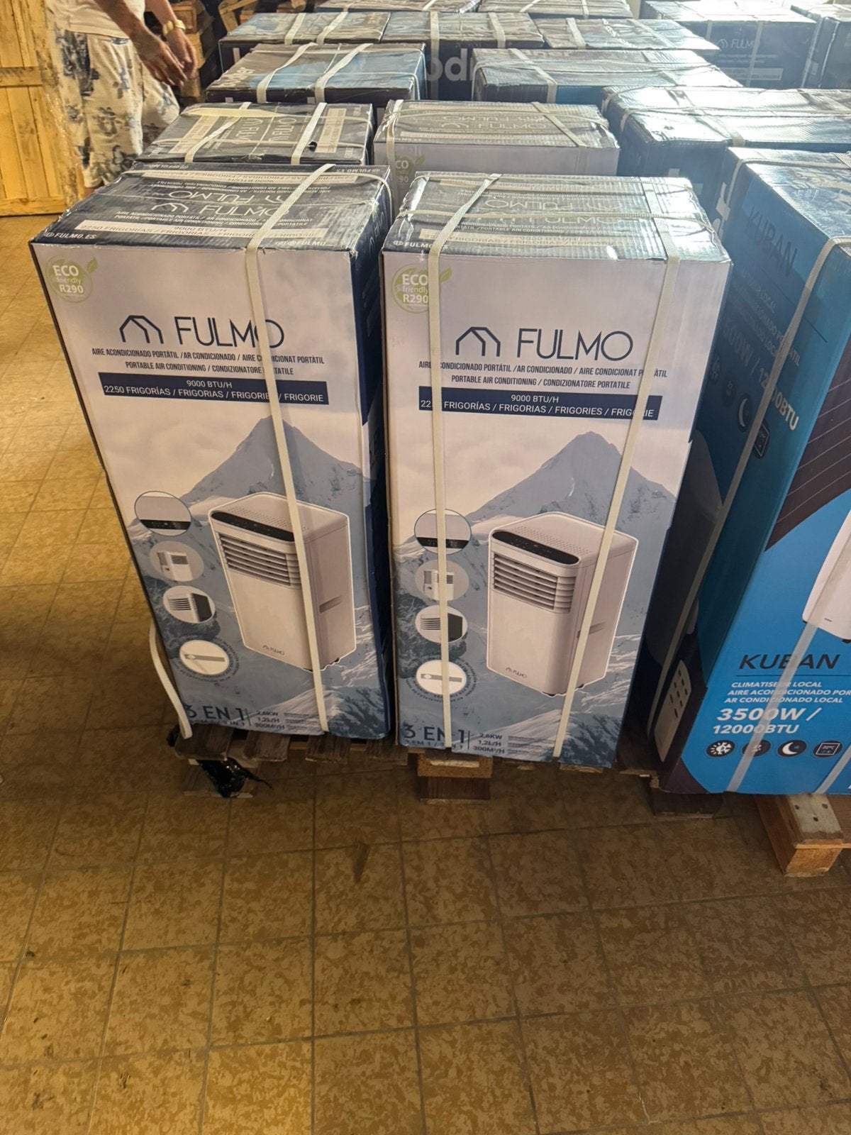 Mobiele airco 12000 btu nieuw, Ophalen of Verzenden, Zo goed als nieuw, Luchtbevochtiger
