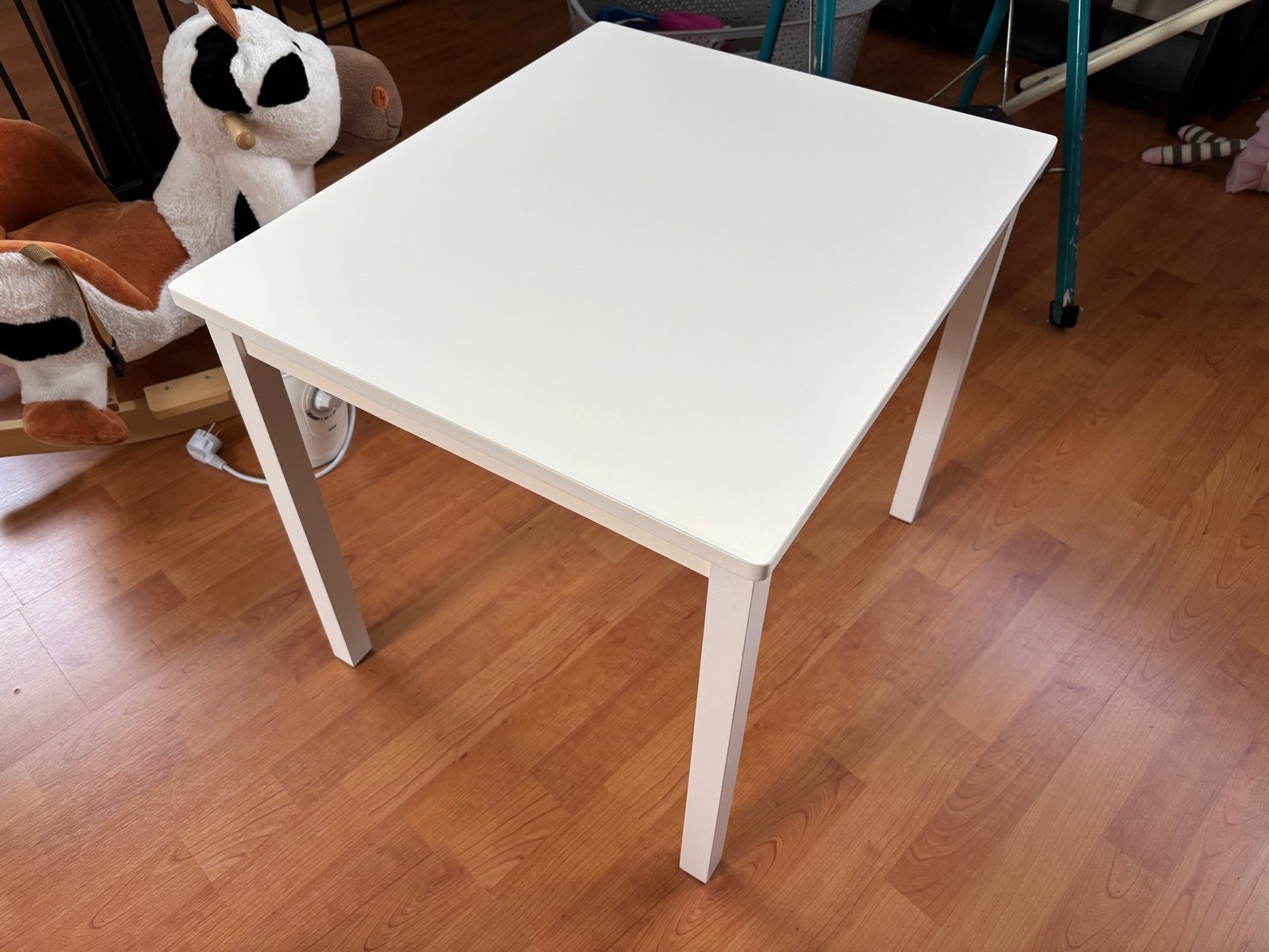 IKEA KRITTER kindertafel wit, Ophalen, Gebruikt, 50 tot 100 cm, Minder dan 100 cm