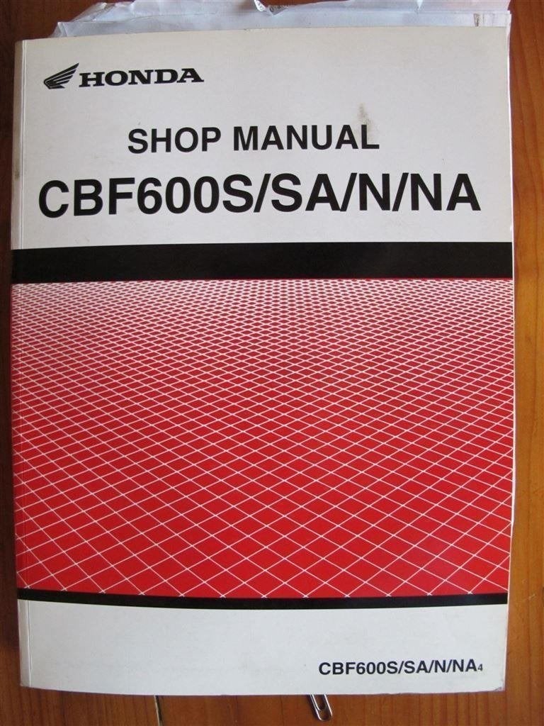 Documentatie Honda 10 workshop manual CBF600 SA 2004 x, Ophalen of Verzenden, Honda