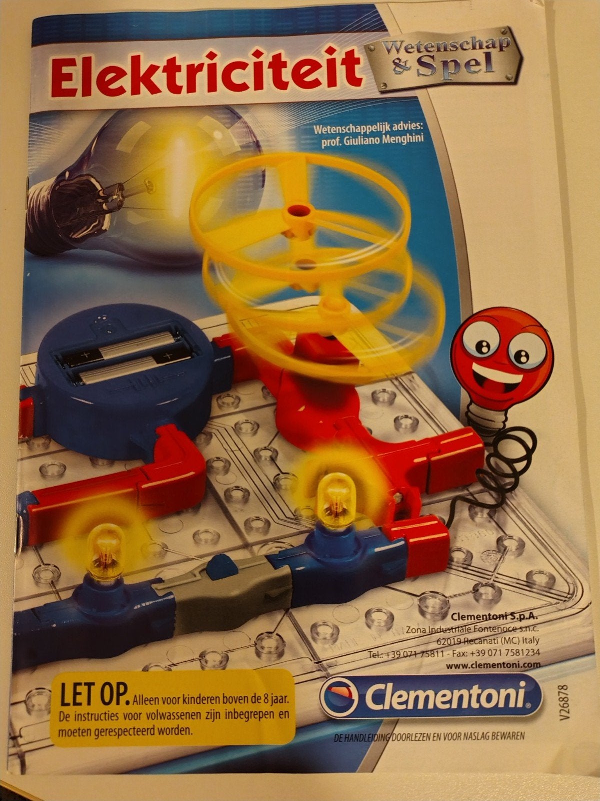 Clementoni Elektriciteit Set / Educatief Speelgoed, Ophalen of Verzenden, Zo goed als nieuw, Elektronica, Met licht