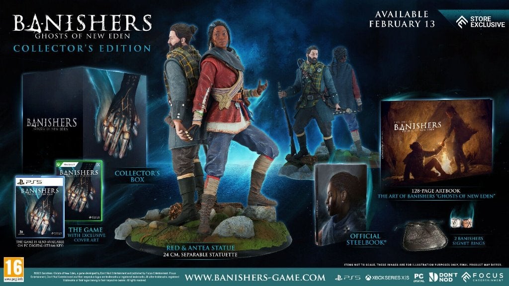 Banishers Ghosts of New Eden Collectors Edition voor Ps5, Ophalen, Overige genres, 1 speler, Zo goed als nieuw