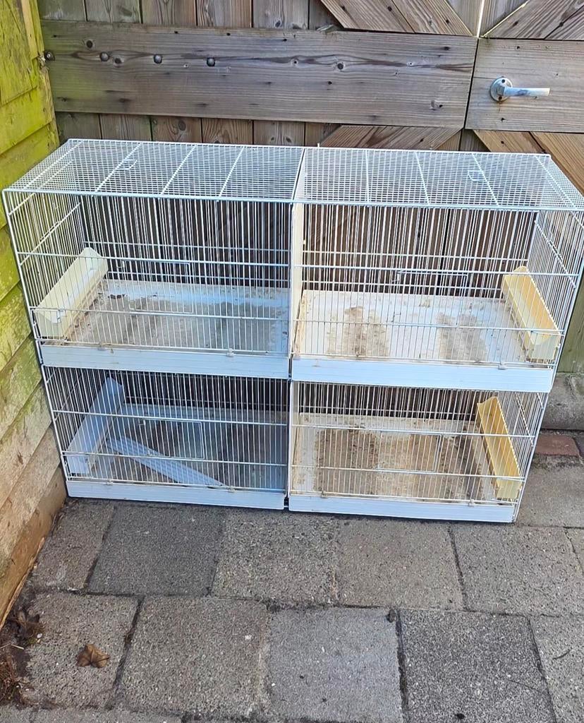 2 x Italiaanse draadkooien 120 cm, Dieren en Toebehoren, Vogels | Hokken en Kooien, Zo goed als nieuw, Ophalen
