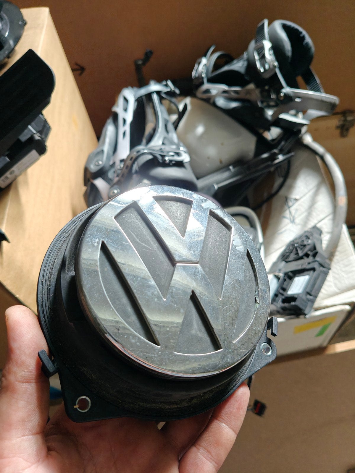 Volkswagen Golf 5 Achterklep Schakelaar Embleem, Ophalen of Verzenden, Volkswagen