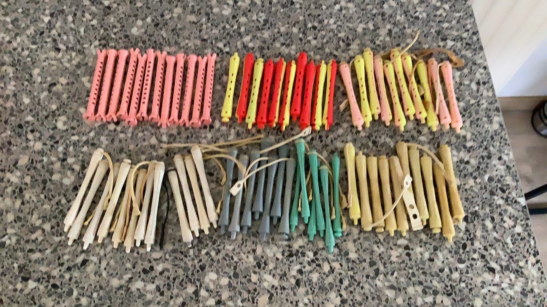 Vintage permanent rollers verchillende diktes, Ophalen, Gebruikt, Overige typen