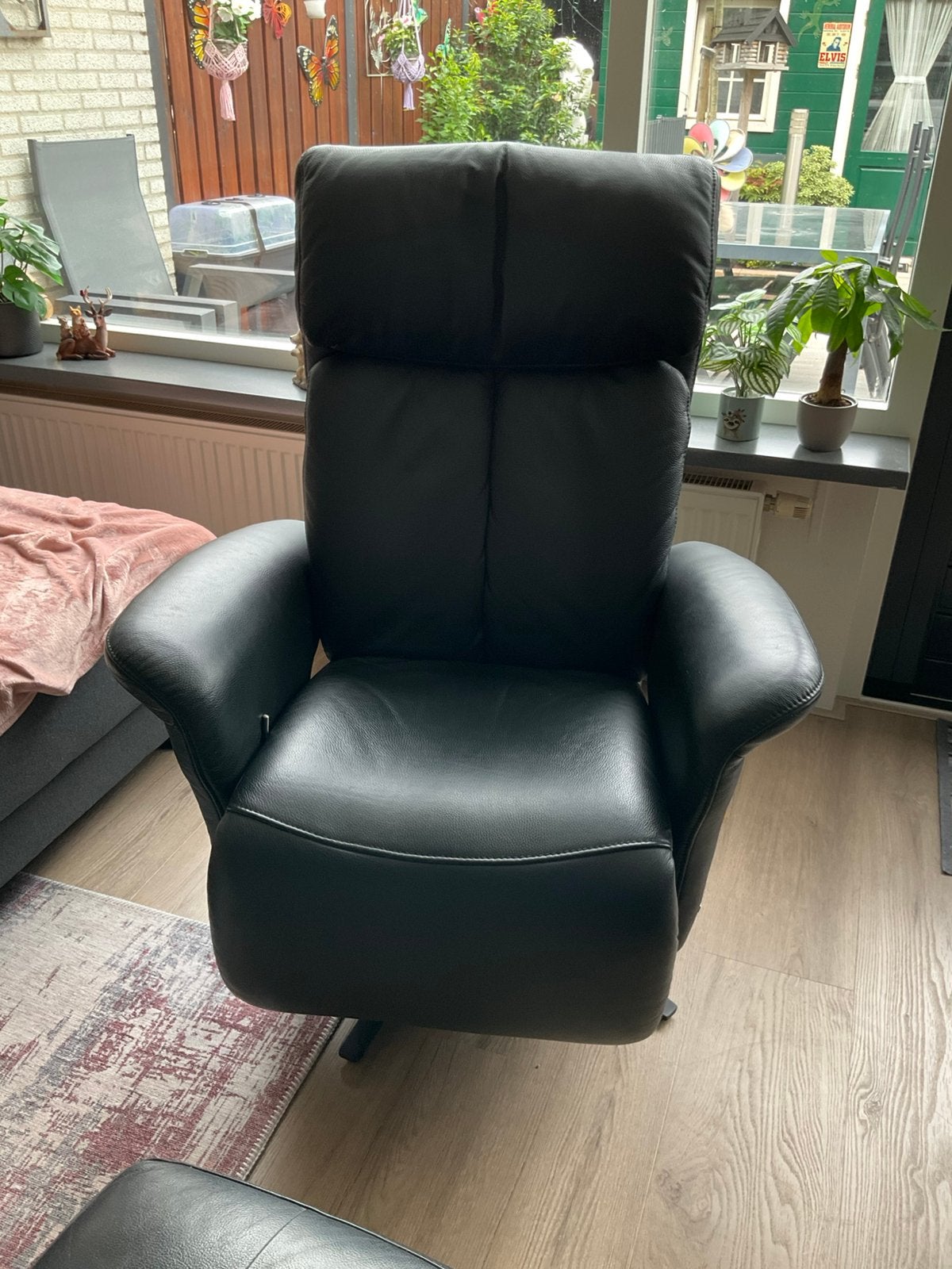 Relax stoel te koop, Ophalen, Relax stoel, Minder dan 75 cm, Leer
