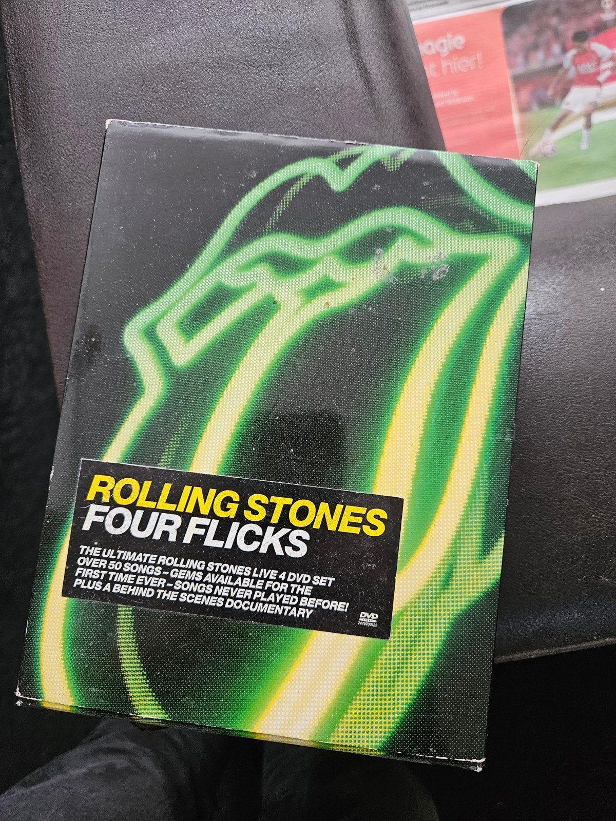Rolling Stones Four Flicks DVD Boxset - Live Concerts, Cd's en Dvd's, Alle leeftijden, Ophalen of Verzenden, Spaans, Concert
