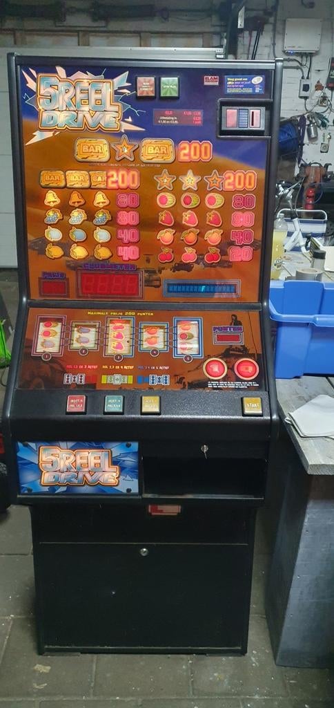 Nette, nagekeken gokkast - Halversie, Verzamelen, Automaten | Gokkasten en Fruitautomaten, Ophalen of Verzenden