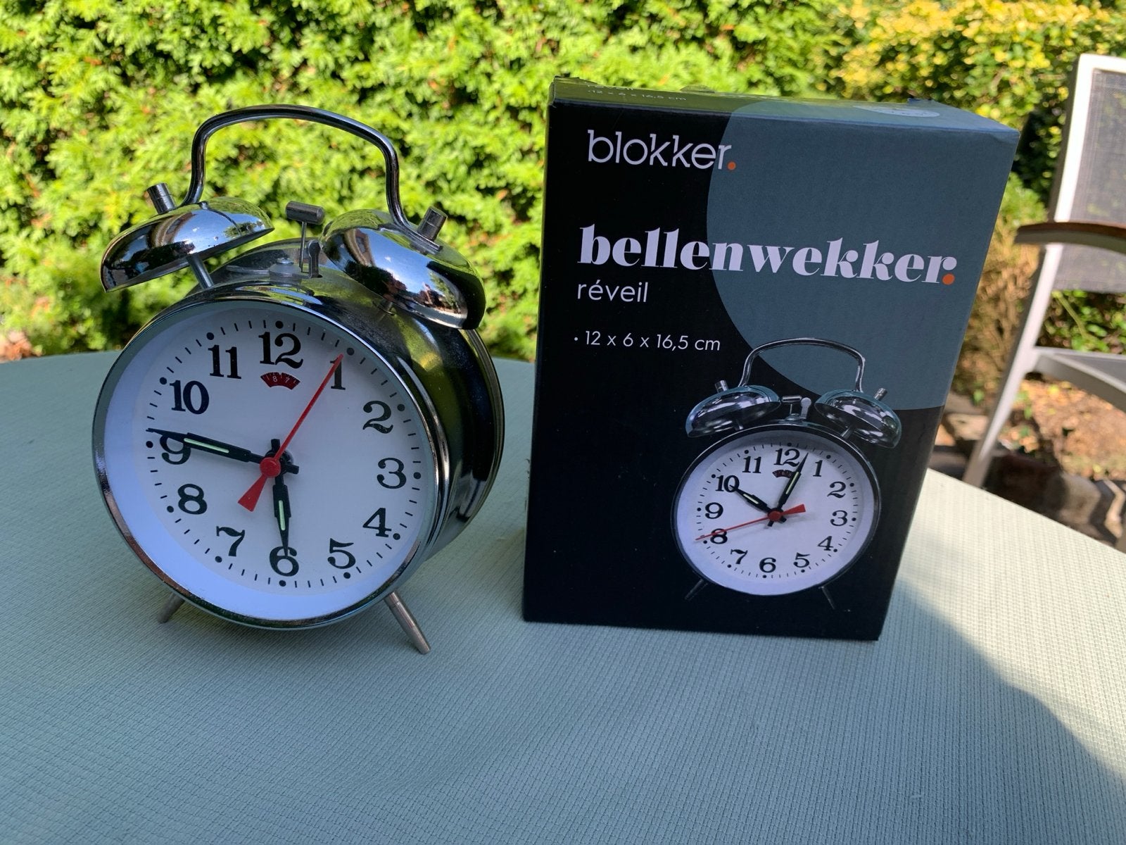 Blokker bellenwekker - Nieuw in doos, Klassiek, Analoog, Werkt op batterijen, Nieuw