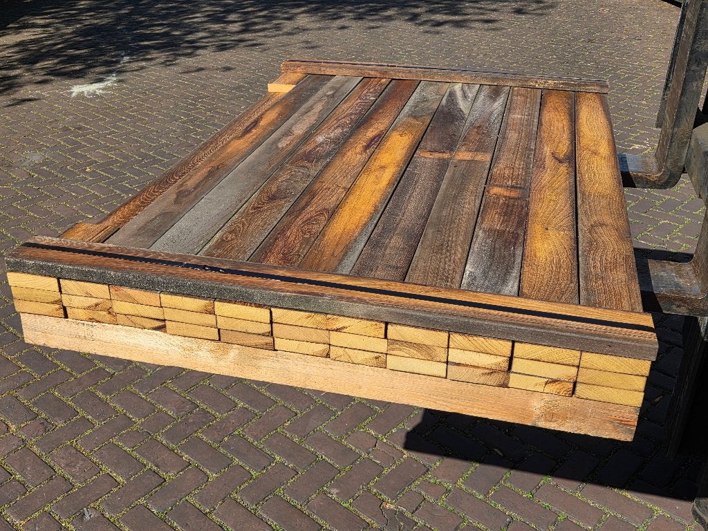 32 Hardhouten planken 2.8x10.0 cm / 1.65 m lang - nr: HP193, Tuin en Terras, Palen, Balken en Planken, Ophalen, Minder dan 180 cm