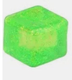 Groene Glitter Squishy Cube - Stressverlichter, Ophalen of Verzenden, Nieuw, Jongen of Meisje