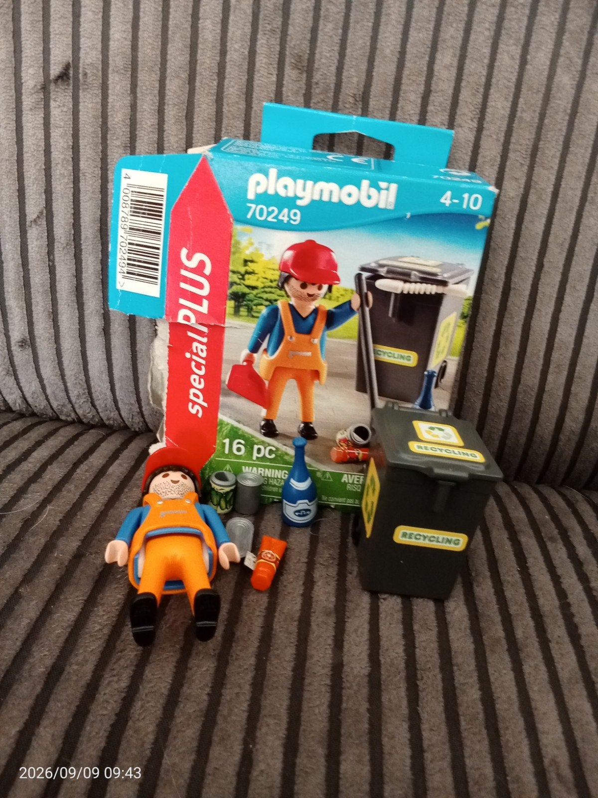 Playmobil 70249 Special Plus Vuilnisman, Complete set, Special plus, Ophalen of Verzenden, Zo goed als nieuw