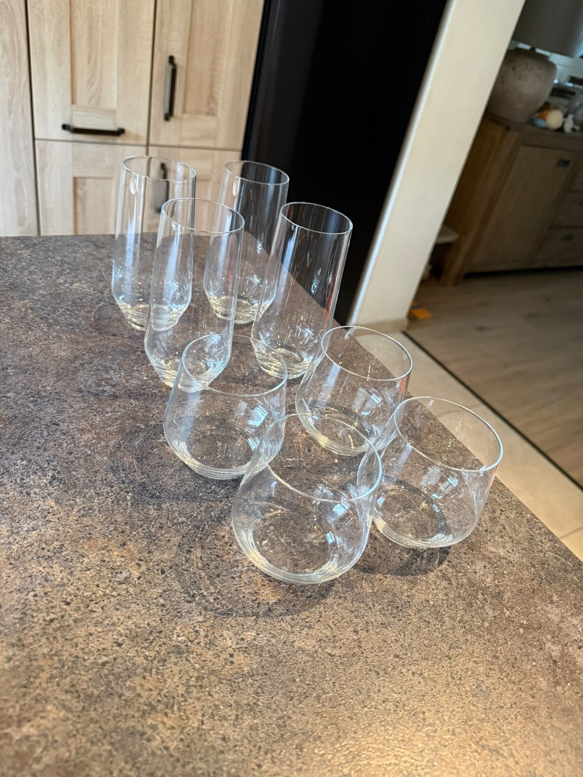 Set van 8 Villroy&Boch Vivo glazen, Ophalen of Verzenden, Nieuw, Glas, Overige merken