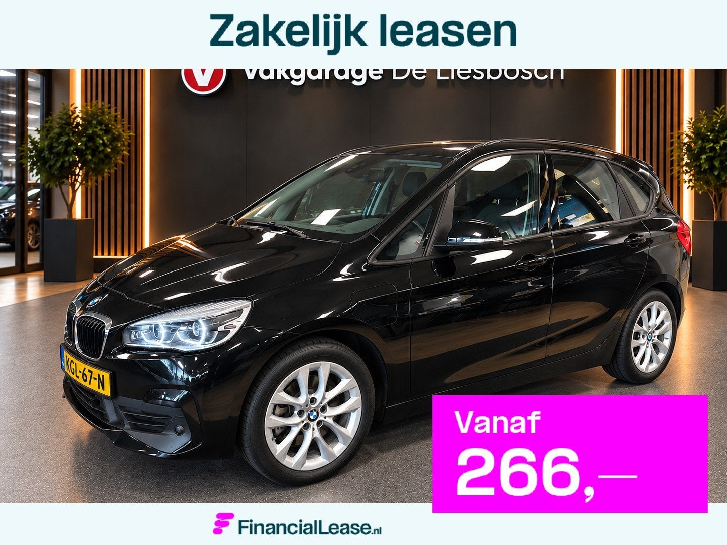 BMW 2-serie Active Tourer 225xe iPerformance High Executive,, Automaat, Gebruikt, 1650 kg, Zwart