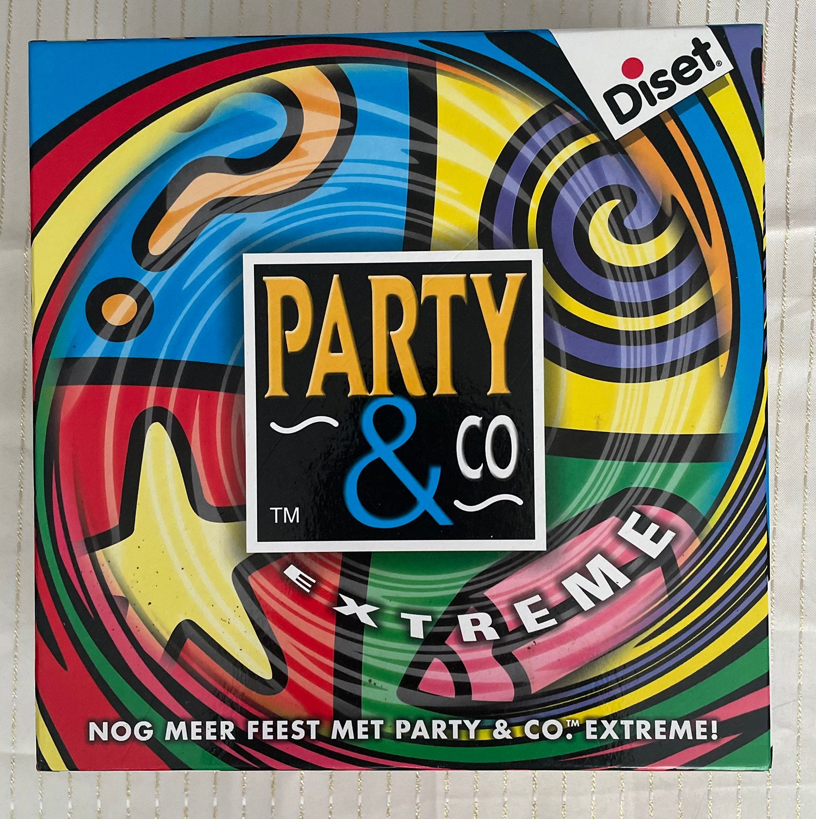 Spel Party & Co. Extreme van Diset hilarisch!, Hobby en Vrije tijd, Gezelschapsspellen | Bordspellen, Ophalen of Verzenden, Gebruikt
