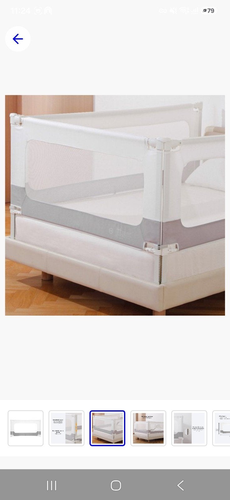 Bedhek 90 cm van Cute en Keppe - Nieuw in doos, Ophalen, Nieuw, Overige typen