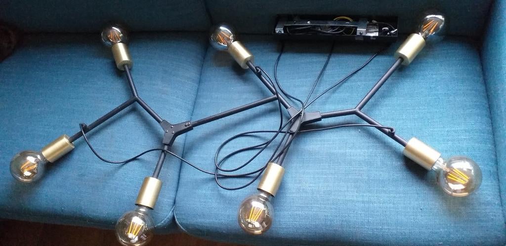 Mooie hanglamp voor boven de tafel, Ophalen, Zo goed als nieuw, Glas, Design