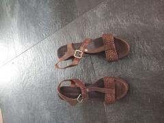 Tommy Hilfiger sandalen bijna niet gebruikt., Bruin, Verzenden, Sandalen of Muiltjes, Zo goed als nieuw