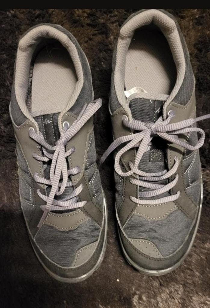 Wandelschoenen Maat 40, Decathlon, Grijs, Gedragen, Wandelschoenen