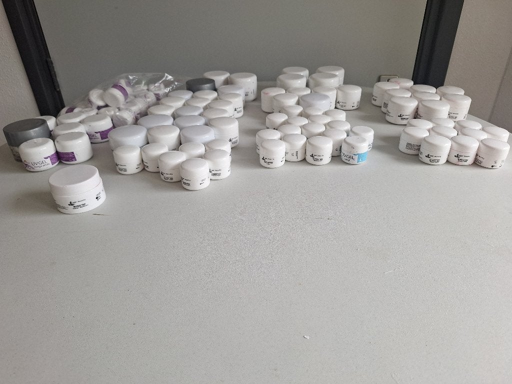 uv gel potjes grote partij nieuw, Overige kleuren, Nieuw, Ophalen of Verzenden, Handen en Nagels