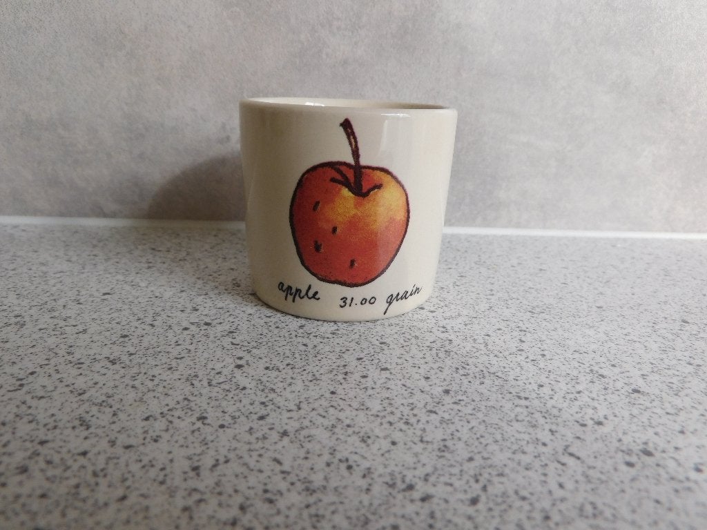 Eierdop Apple JET by ter Steege, Keramiek, Overige typen, Ophalen of Verzenden, Zo goed als nieuw