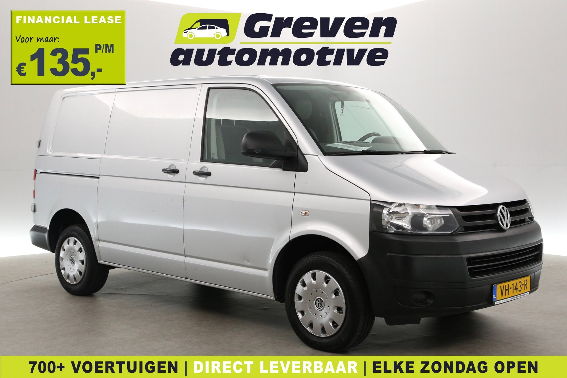 Volkswagen Transporter 2.0 TDI L1H1 140PK | Airco | Cruise |, Voorwielaandrijving, Euro 5, Gebruikt, 4 cilinders