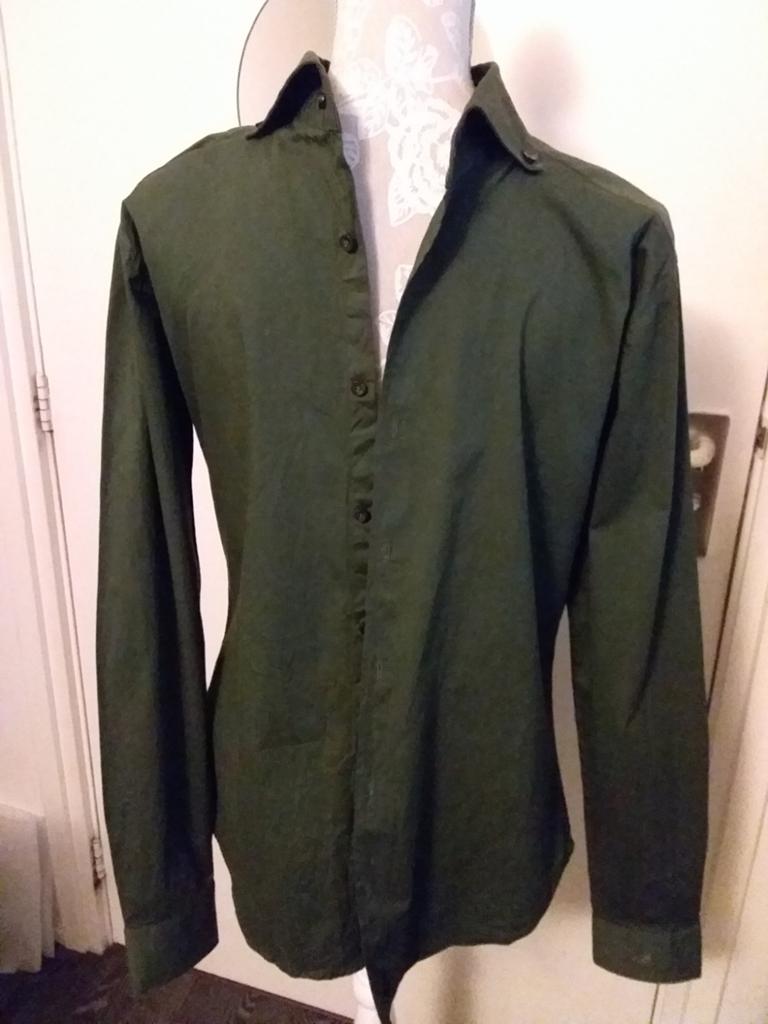 Zumo overhemd. Maat xxl., Kleding | Heren, Overhemden, Ophalen of Verzenden, Zo goed als nieuw, Groen, Overige halswijdtes