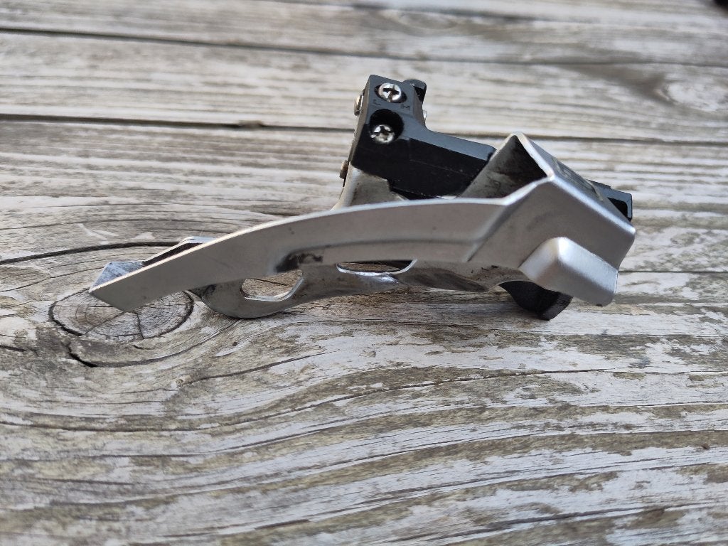 Shimano Deore voorderailleur 3 speed, Fietsen en Brommers, Fietsonderdelen, Gebruikt, Ophalen of Verzenden, Derailleur of Ketting
