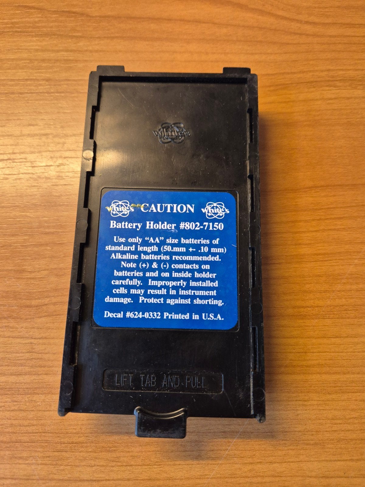 batterij houder White’s metaaldetectors, Ophalen of Verzenden, Zo goed als nieuw, White's