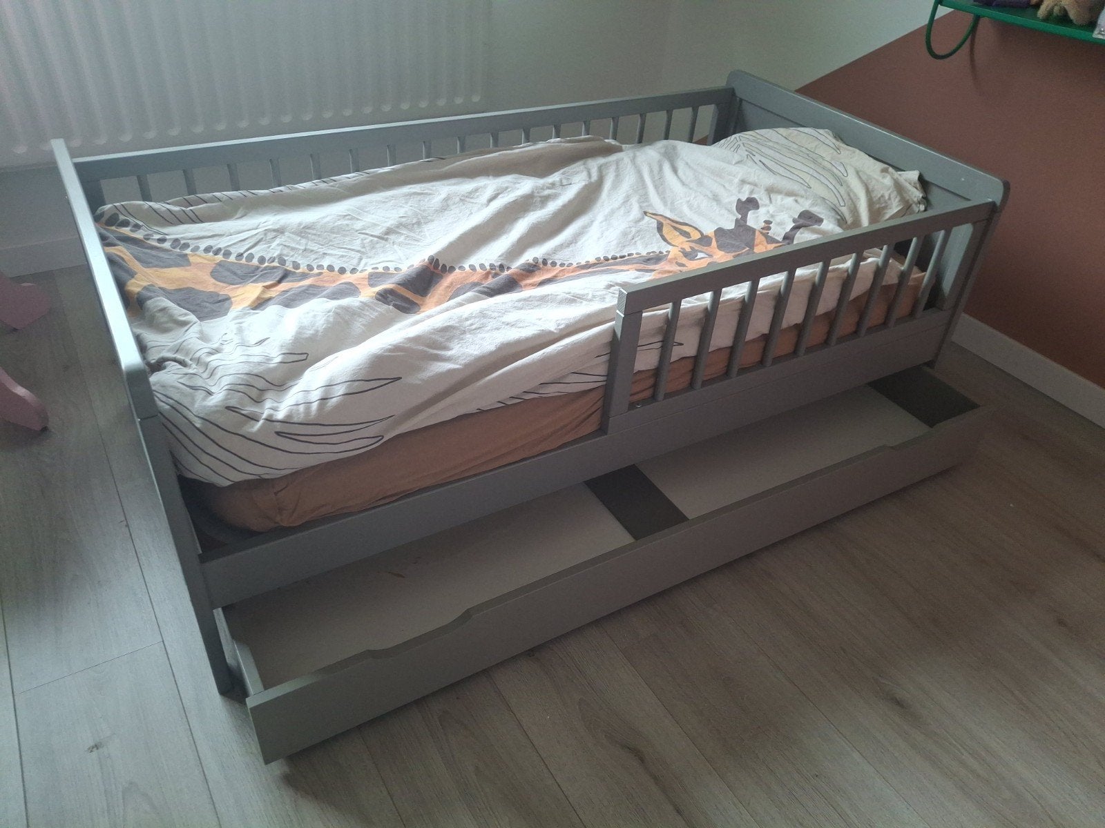 Petite Amelie Kinderbed 70x140 met lade, Ophalen, Gebruikt, 70 tot 85 cm, 140 tot 160 cm