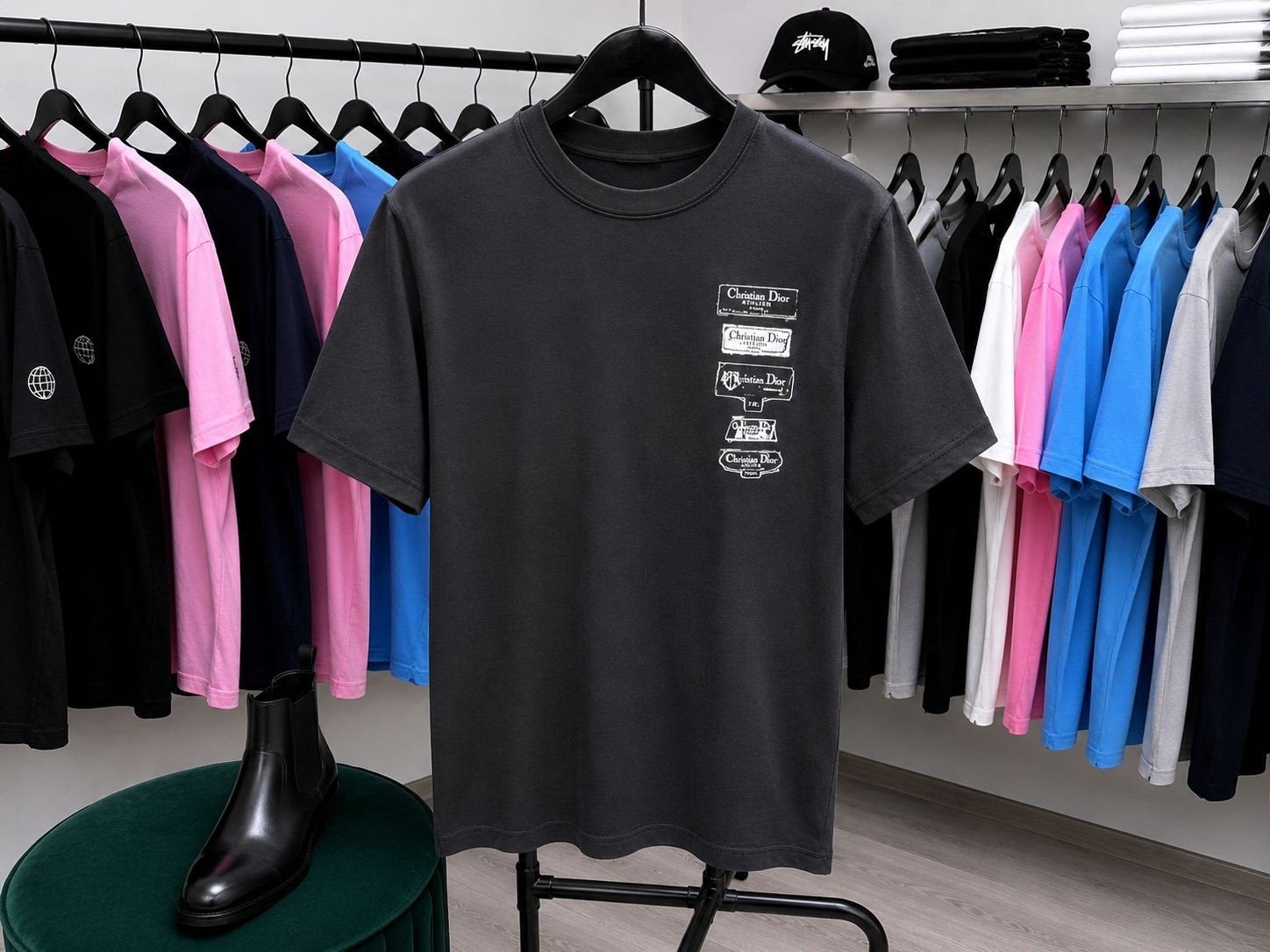 Cristian  dior off-white balenciaga partij los verkoop, Ophalen of Verzenden, Nieuw, Overige maten, Zwart