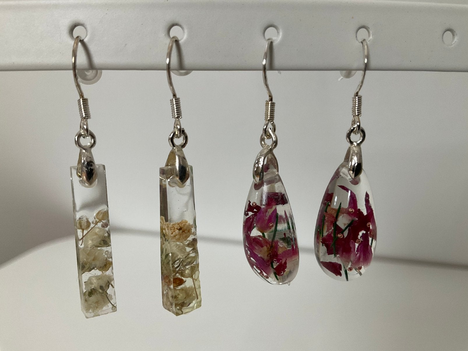 Zelfgemaakte Oorbellen sterling silver, Sieraden, Tassen en Uiterlijk, Oorbellen, Overige materialen, Hangers, Nieuw, Ophalen of Verzenden