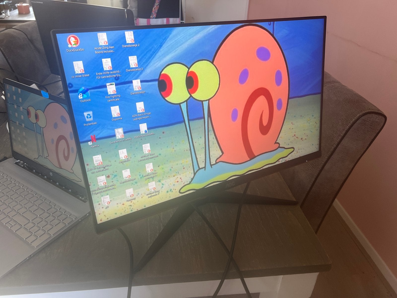 AOC 24G2SPAE/BK 24 inch Full HD Gaming Monitor, Computers en Software, Monitoren, Gaming, HDMI, IPS, Kantelbaar