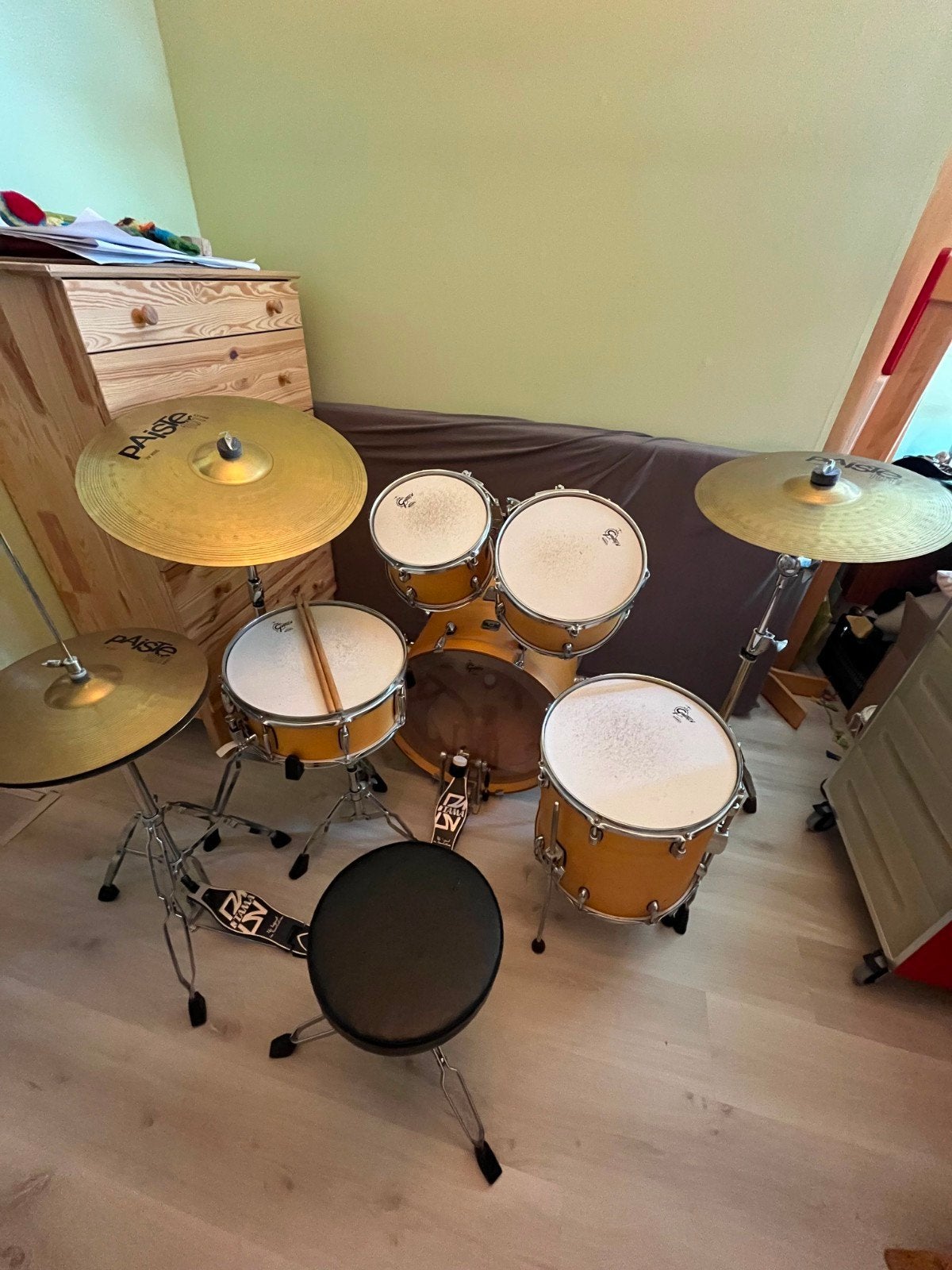 Gretsch Catalina club drumstel met Paiste bekkens, Muziek en Instrumenten, Drumstellen en Slagwerk, Ophalen, Gebruikt, Overige merken