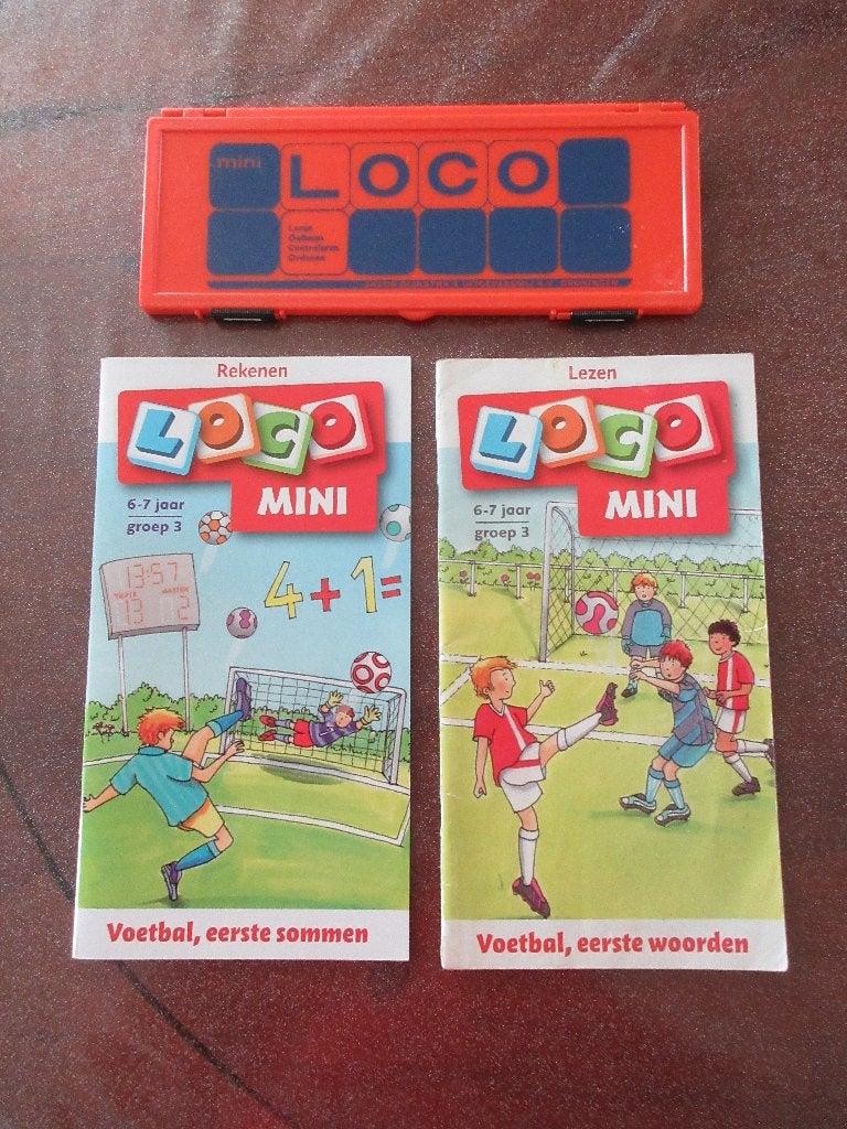 Loco Mini : doos + 2 boekjes Taal / Rekenen groep 3, Ophalen of Verzenden, Gebruikt, Puzzelen