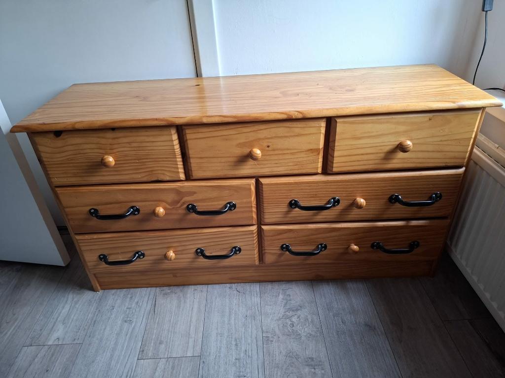 Ladekast, Huis en Inrichting, Kasten | Ladekasten, Ophalen, Gebruikt, 100 tot 150 cm, 5 laden of meer