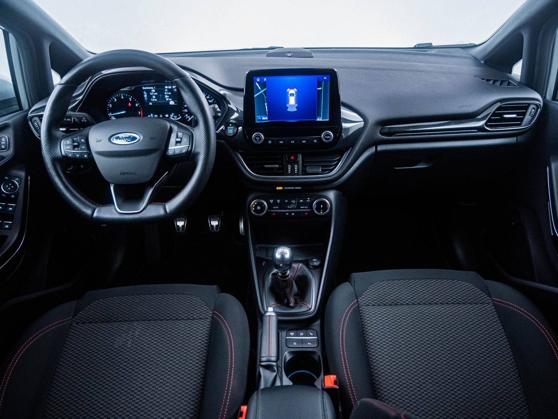 Ford Fiesta 1.0 EcoBoost ST-Line X ACC|5-Drs|6-Bak|PDC|Navi!, Auto's, Voorwielaandrijving, Stof, Gebruikt, Euro 6