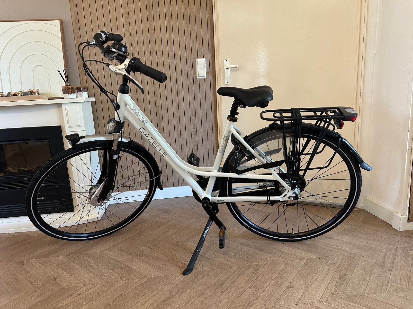 Gazelle Paris C7 comfort plus dames fiets, Ophalen, 47 tot 50 cm, Versnellingen, Zo goed als nieuw