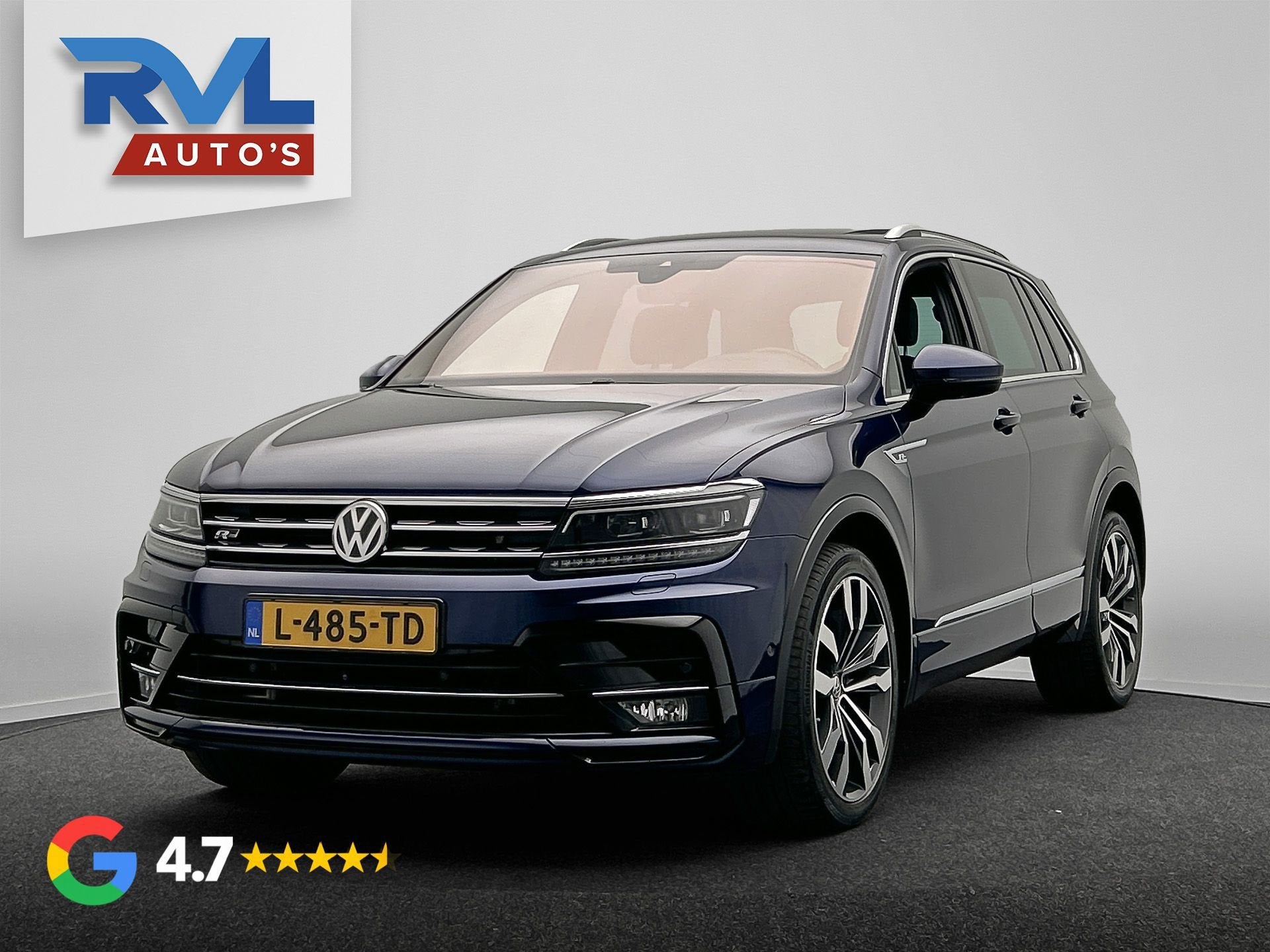 Volkswagen Tiguan 2.0 TSI 4Motion Highline R-Line | Pano/Dak, Auto's, Volkswagen, Gebruikt, 4 cilinders, 1984 cc, Blauw