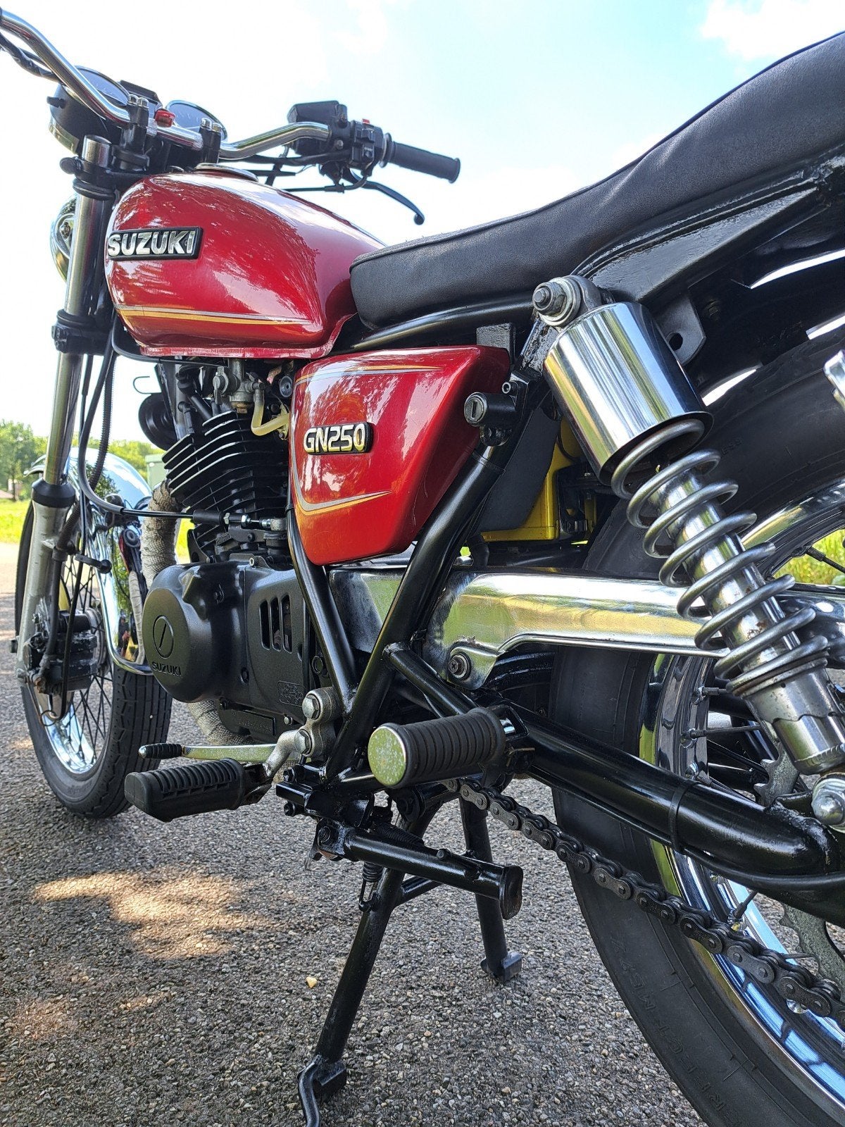 GN 250 Suzuki, Ophalen